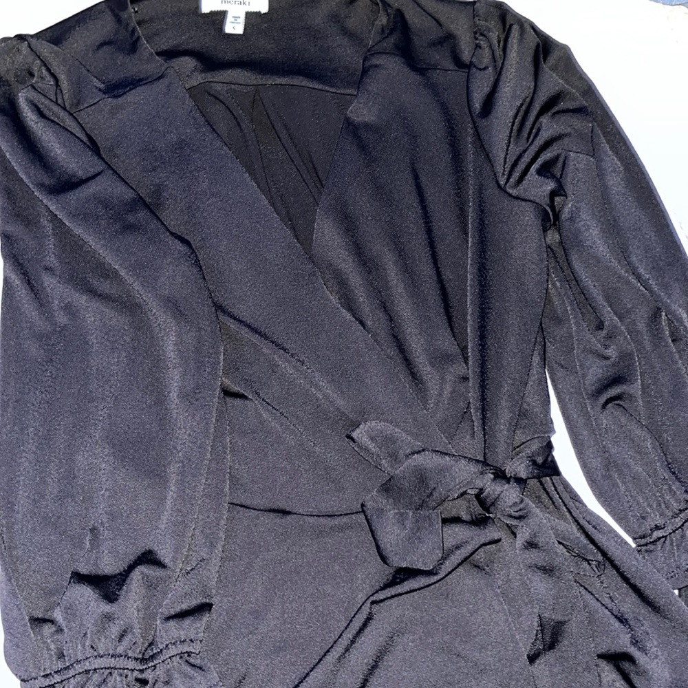 Small black dress up shirt
